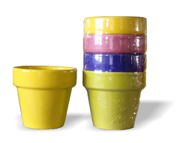 Rainbow Pot - Terracotta Pot